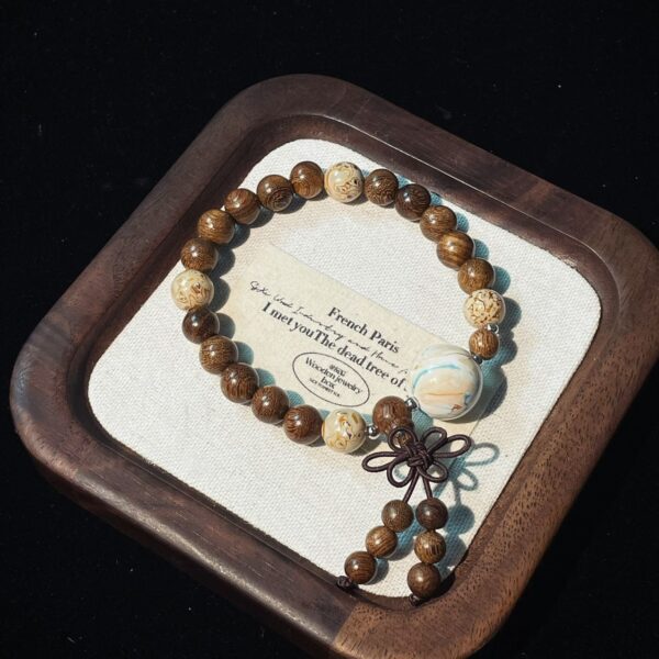 Sandalwood & Porcelain House Bracelet