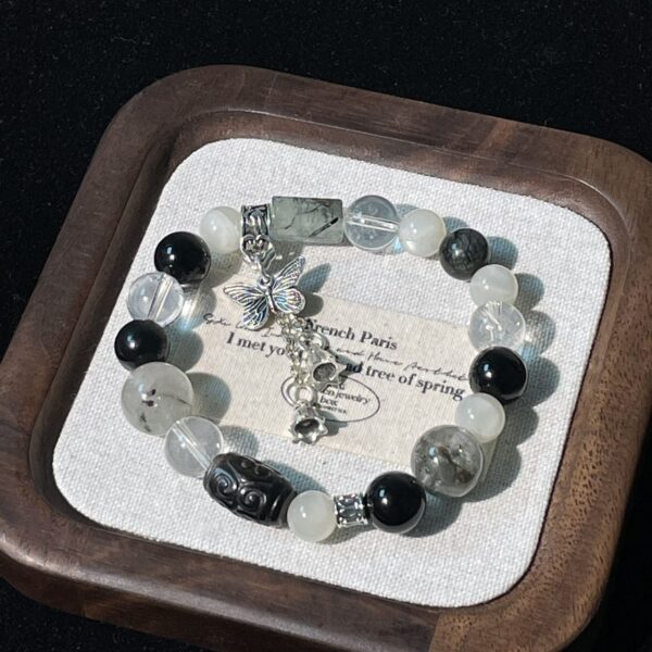 Forest Stream Butterfly Bell Bracelet